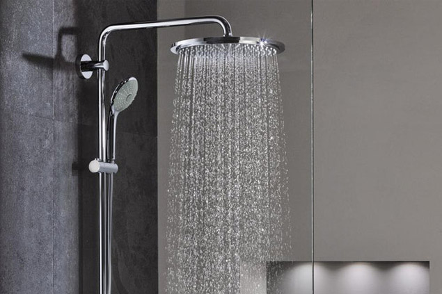 how do water saving shower heads work feature