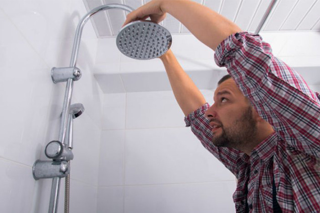 how to change a shower head feature