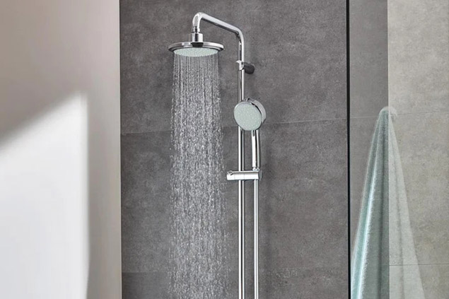 how to change shower arm feature