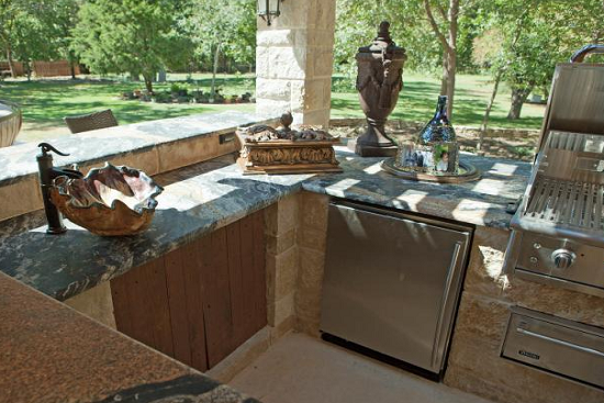 greco modern outdoor kitchen sink