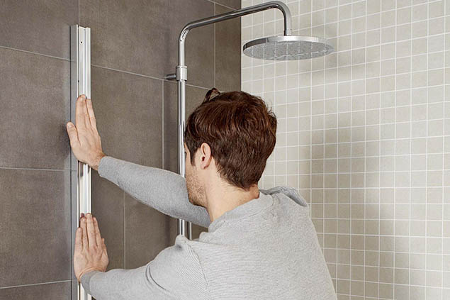 how to install shower screen feature