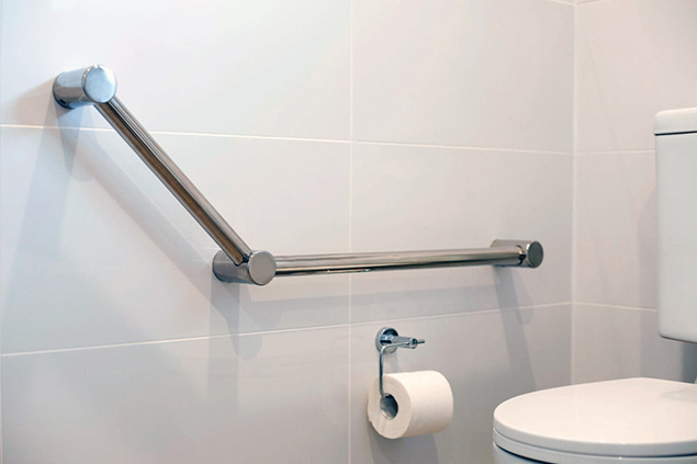 disabled toilet grab rails heights feature
