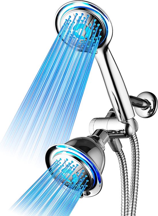 dreamspa led shower head combo