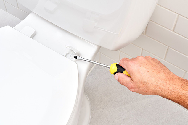 how to tighten toilet seat feature