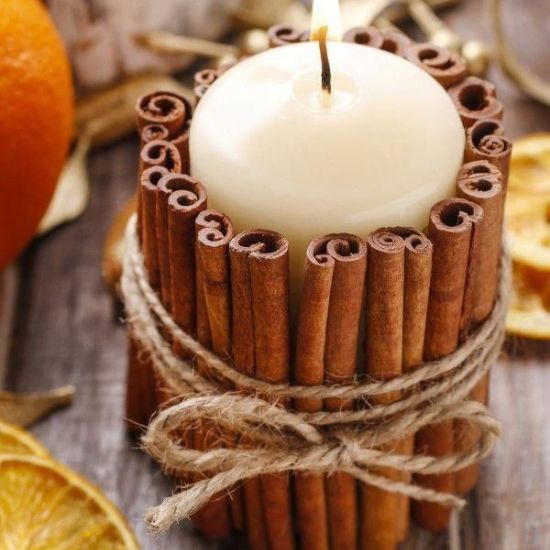 autumn candle design
