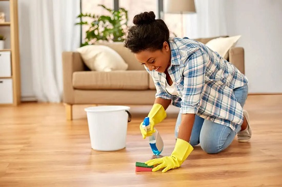 cleaning laminate floor feature