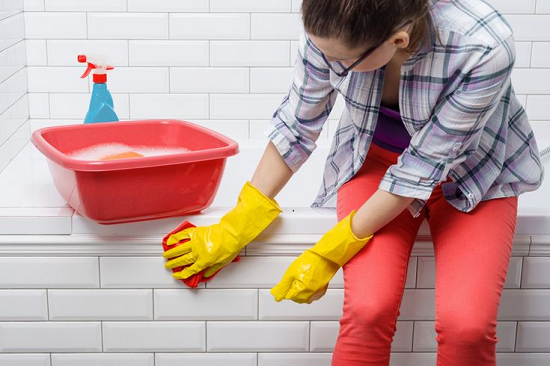 remove excess grout