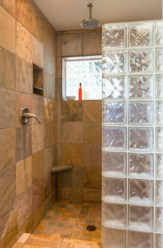 shower glassblock