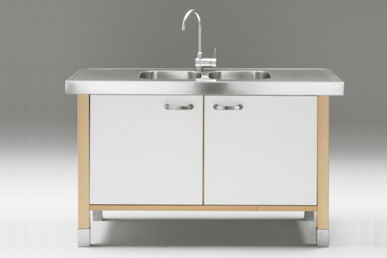 base cabinet mounted laundry sink
